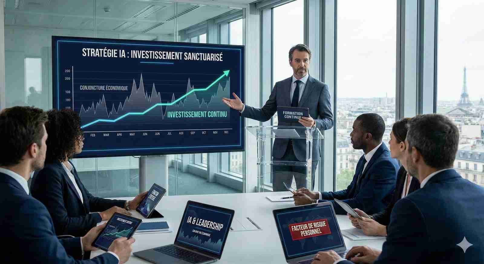 Sur l’IA, les CEO prennent le pouvoir, forment et se forment