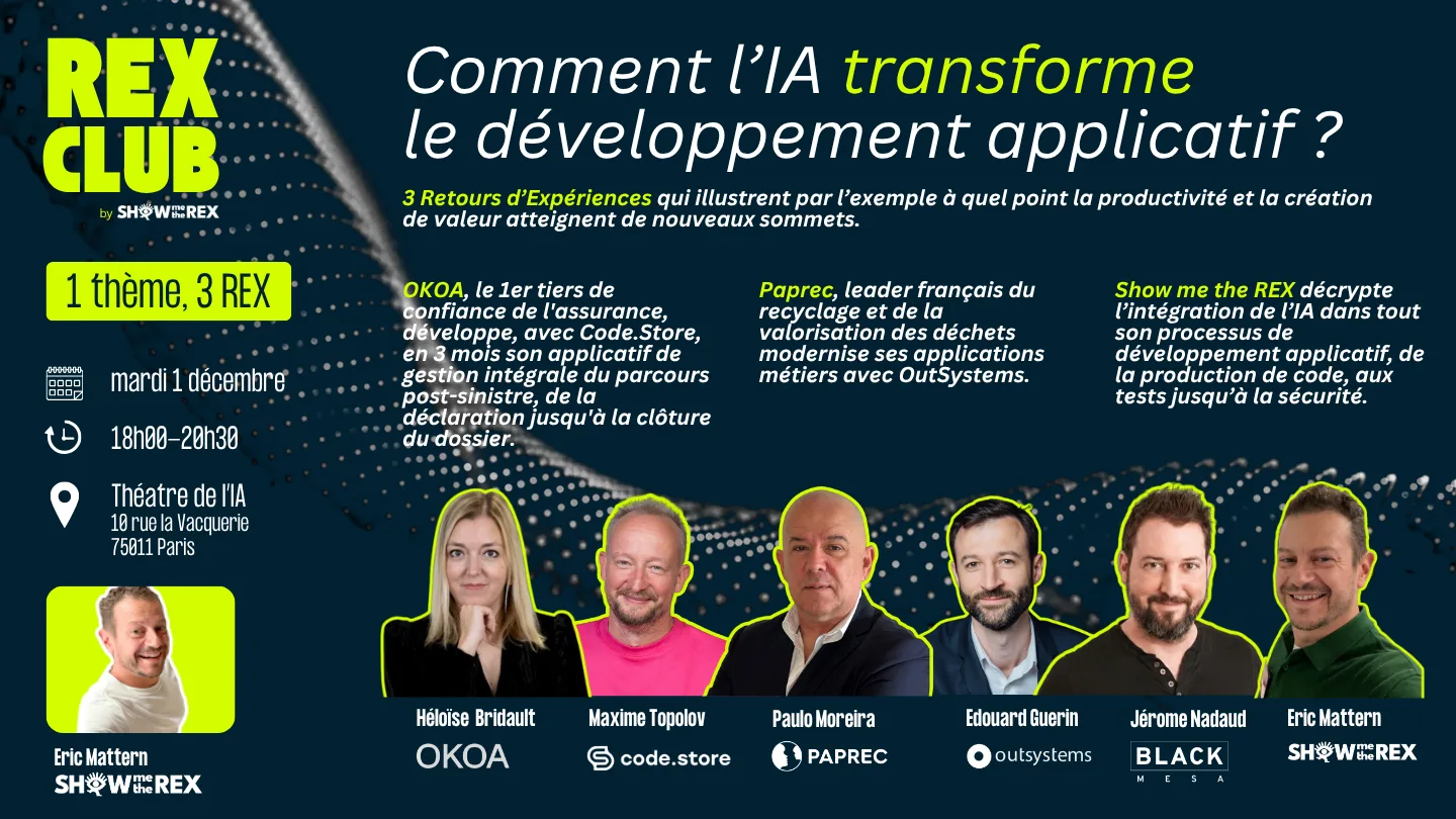 ⚡ 3 mois pour livrer un applicatif complet. Des délais de conception divisés par deux. Une équipe dev qui maîtrise la qualité de bout en bout.